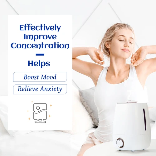 Imagen 2 del producto HIQILI 100ML Lavanda Jazmín Rosa Vainilla Menta Eucalipto Limón Aceites Esenciales para Difusor, Humidificador, Masaje, Piel, Cabello