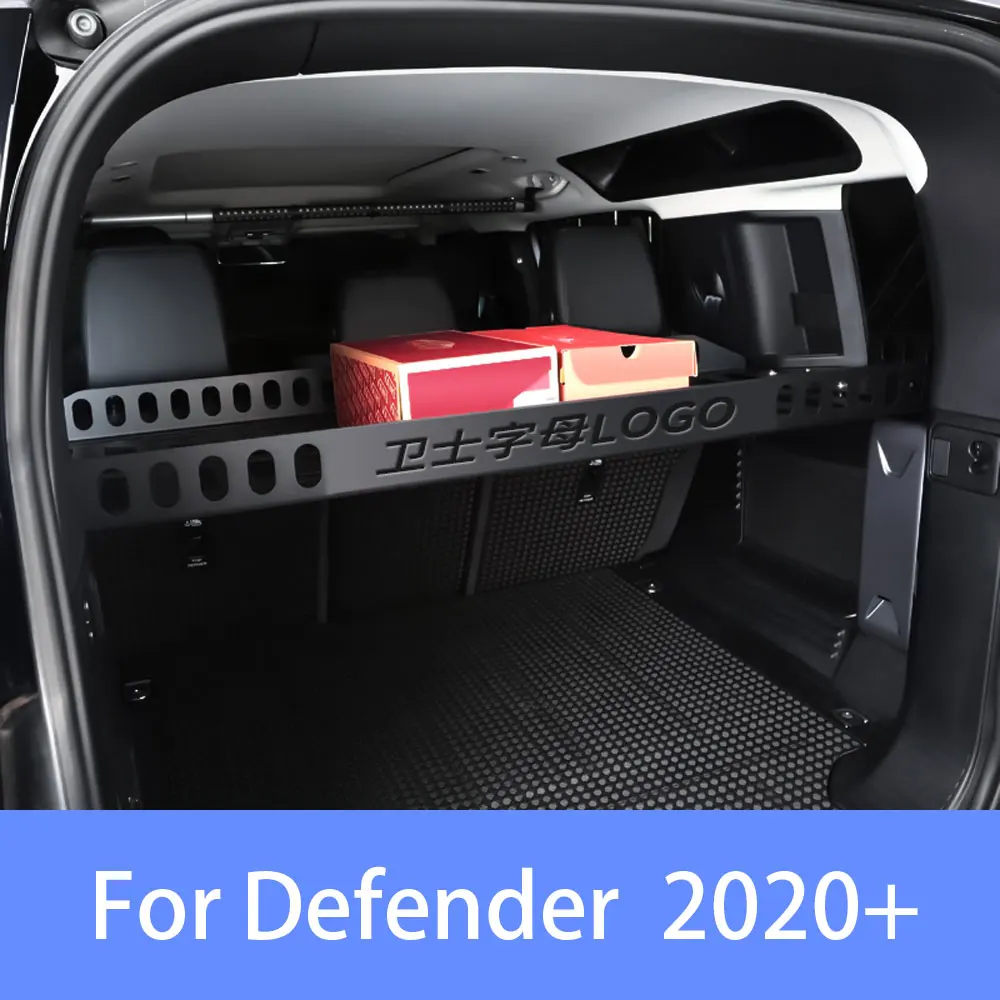 For Land Rover Defender 110  trunk shelves, trunk storage racks, load-bearing plate partition modification accessories 20-25