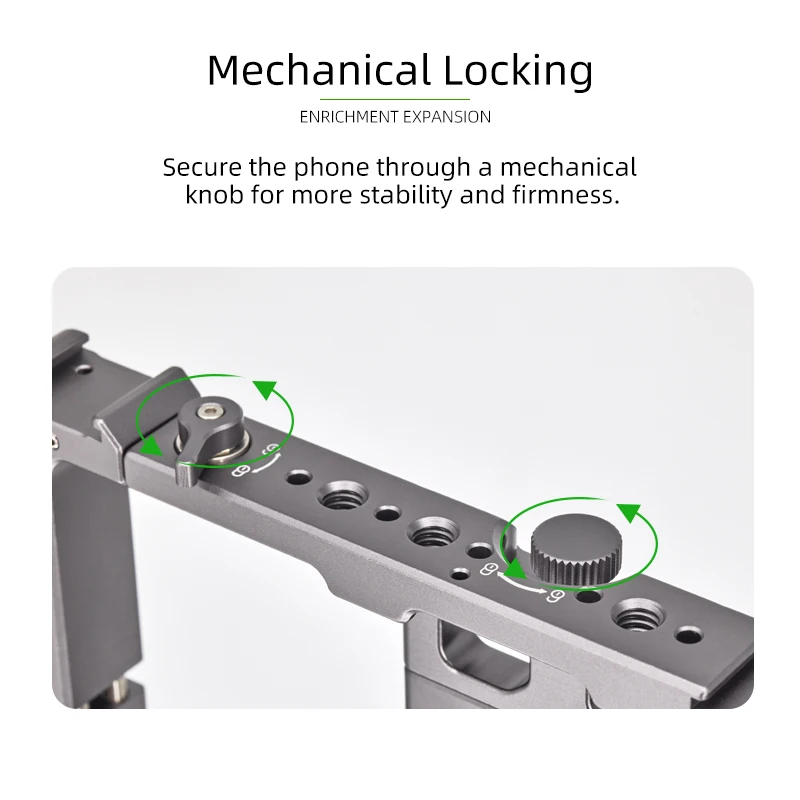 FANAUE-jaula Universal para teléfono inteligente, fotografía para iPhone 15, 14, 13, Samsung, Huawei, Xiaomi, OPPO, videovigilancia, Vlogging