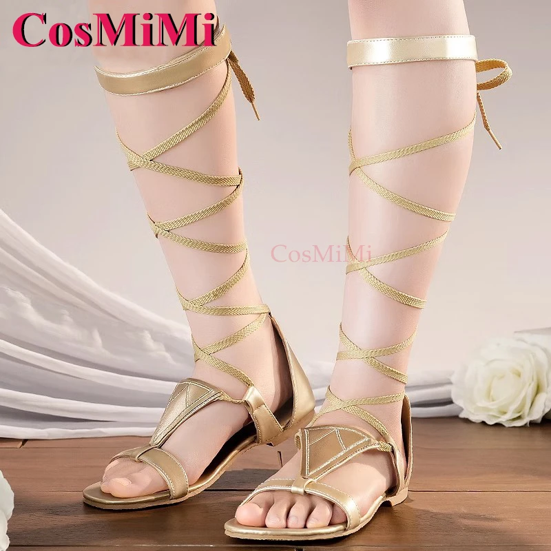 CosMiMi Game Identity V Eli Clark/Seer Shoes Cosplay Fashion Universal Lace Up Shoes Carnival Party Role Play Accessories 36-43