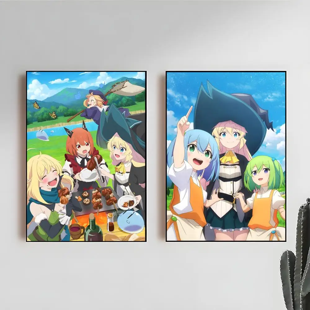 Pastoral I-I've Been Killing Slimes for 300 Years Isekai Art Poster Premium For Living Space Home Bar Cafe Wall Decor & Gift