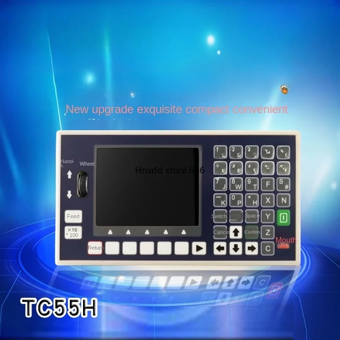 TC55H G code programmable 1-4 axis linkage, step/servo motor, micro numerical control system