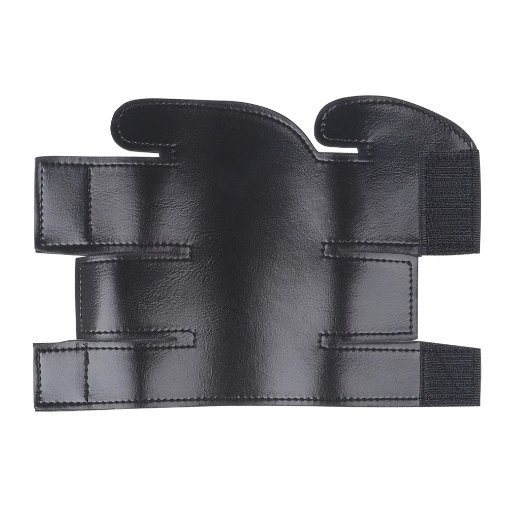 ND05B  Trumpet Valve Guard Trumpet Valve Guard PU Leather Protective Sleeve Protector for Trumpet Black