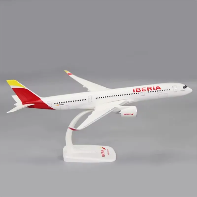 Escala 1/200 A350-900 Iberia Companhia Aérea Modelo de aeronave montado Modelo de aeronave de plástico ABS para coleção