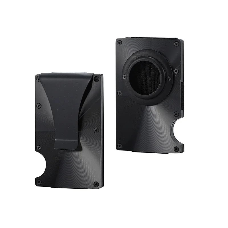 Rfid โลหะคาร์บอนไฟเบอร์ Airtag กระเป๋าสตางค์ผู้ชายเงิน Slim Thin สําหรับ Apple Air Tag กระเป๋าสมาร์ทสีดํา Walet ชายของขวัญ