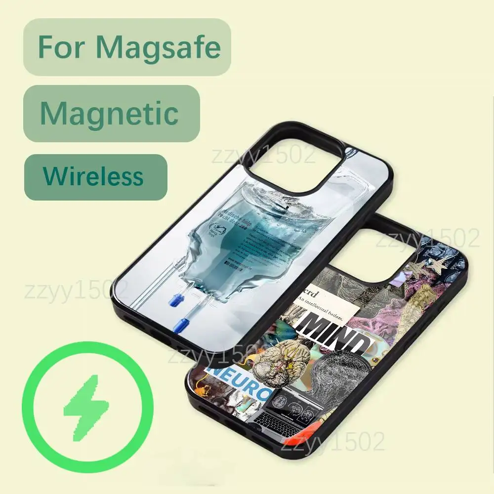 

Medical Human Anatomy Phone Case For iPhone 17,16,15,14,13,12,11,Pro,Max,Plus,Mini,SE4,E Magsafe Wireless Charging