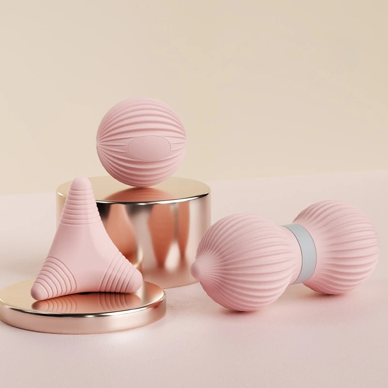 

Fascia Ball Silicone Waist Back Neck Shoulder Muscle Relaxation Acupoint Meridian Massage Peanut Ball Four Corner Massage Ball