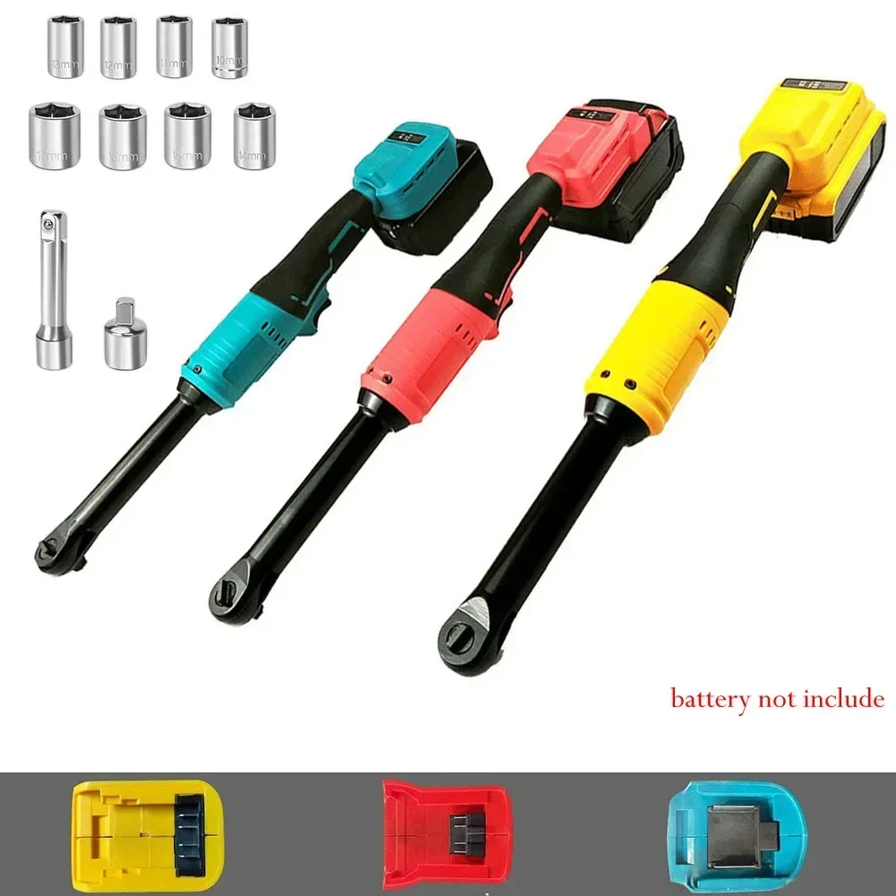 

3/8 Inch Cordless Ratchet Wrench Multi-function Wrench Adapter For Dewalt 18V For Bl1830 Battery Brushless Power Tool Parts