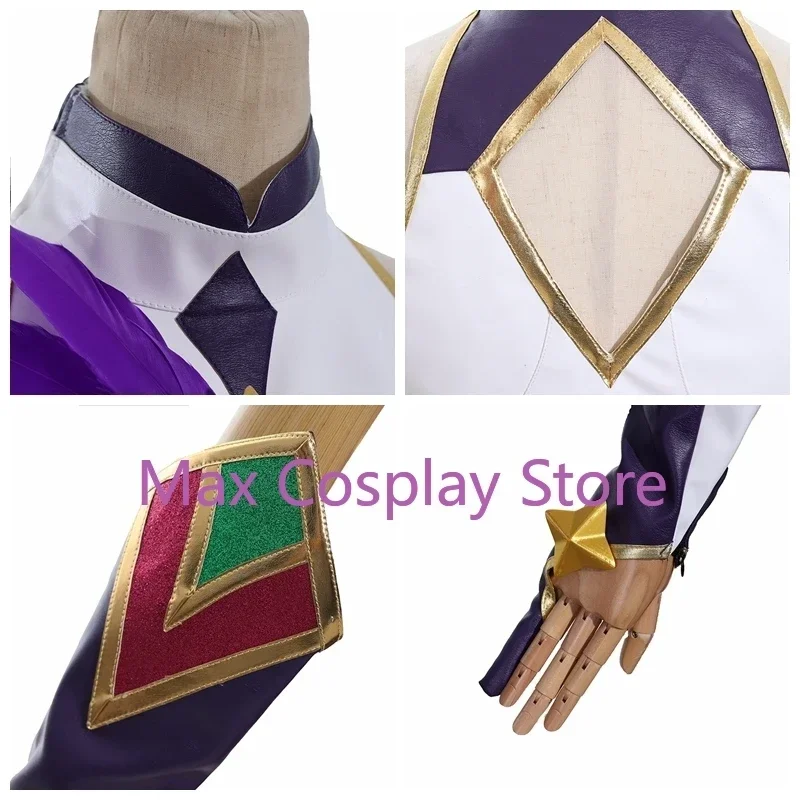 Wby2 Cos Star Guardian Xayah przebranie na karnawał gra Xayah Cosplay kostiumy na Halloween dla kobiet Cos strój