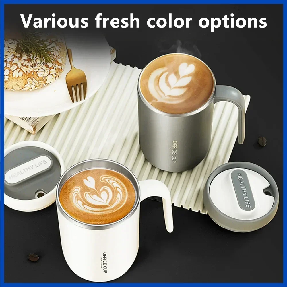 Thermal Coffee Cup to Carry 500ml Thermos Coffee with Straw Stainless Steel Mug with Lid Bottle for Coffee Mugs Thermal Mug