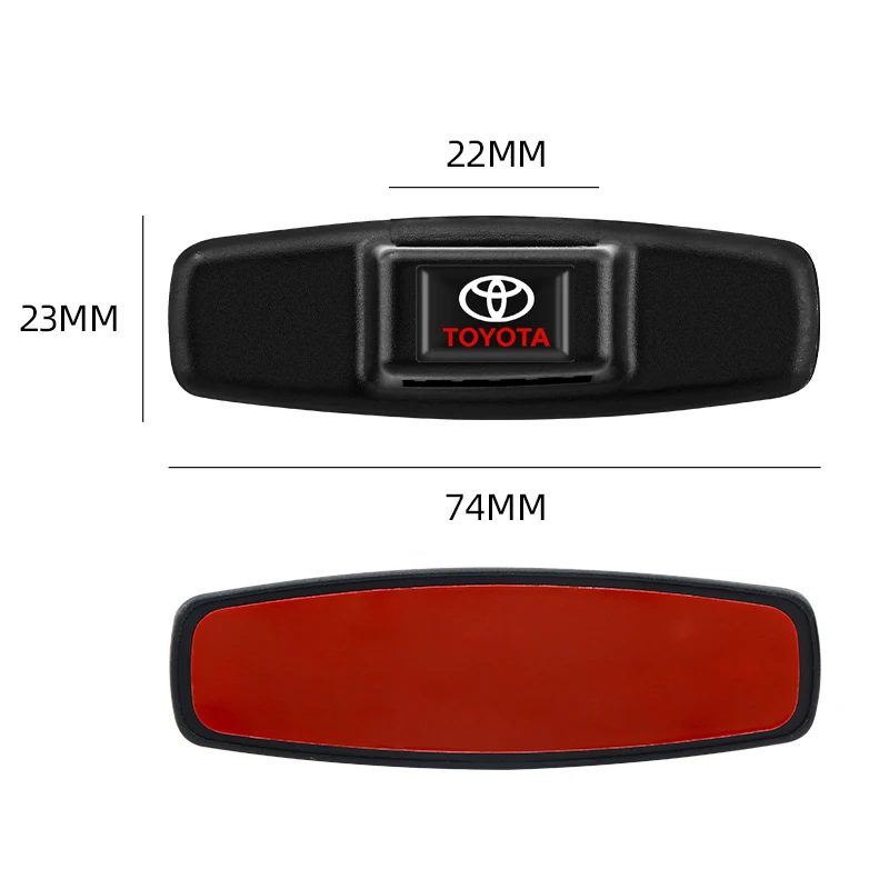 1pcs Car Safety Seat Belt Buckle Stopper Automobile Seatbelt Spacing Limit Stop for Toyota Corolla Camry RAV4 Car Accessories