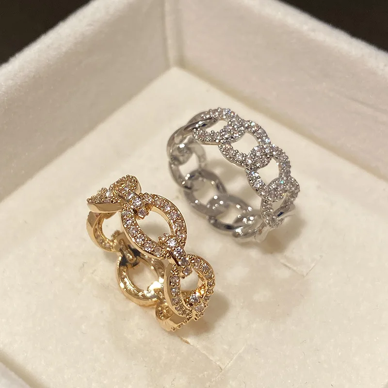 

9K Gold AU375 Men's/Women's Ring Mosan Diamond Fashion Trend Ring Wedding/Engagement/Anniversary/Party/Birthday/Valentine's Gift