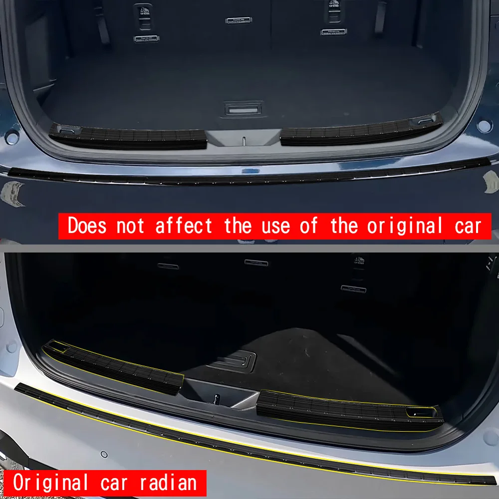 

Для Mazda Cx90 Cx-90 2024 2025 Нержавеющая сталь Внутренняя защита заднего бампера Защитная пластина Декоративная крышка Накладка Стайлинг автомобиля