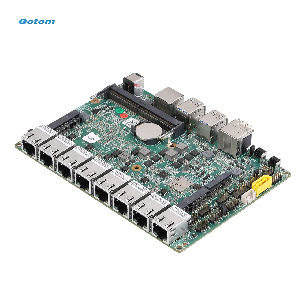 16 LAN Mini PC Core i3 i5 i7 Processor Onboard, 8x Intel 2.5G LAN, 8x Realtek 1G LAN, Barebone Mini PC DDR4 RAM mSATA SSD DIY PC