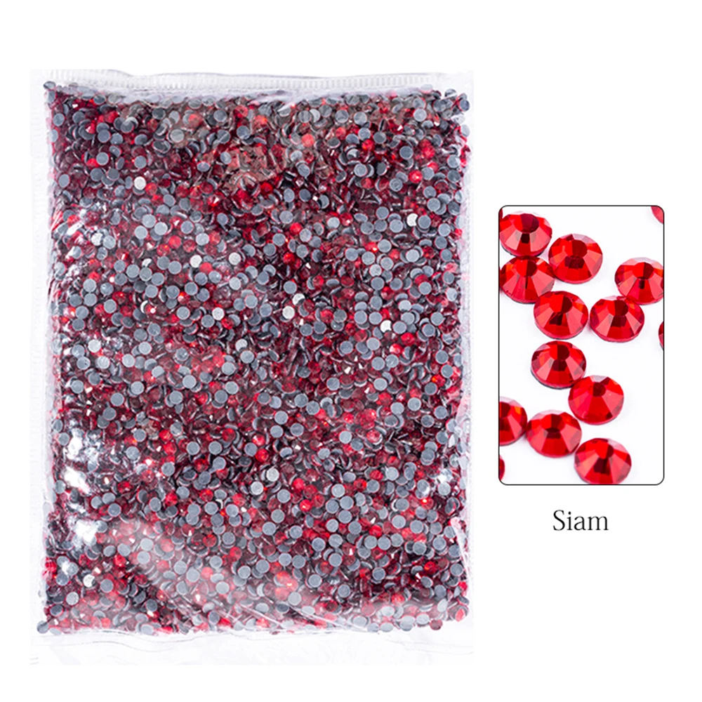 

TC Wholesale SS3 28800pcs Crystal Hot Fix Rhinestones Flatback Iron-on Gems for Clothing Accessories DIY Crafts-Colorfast Stones