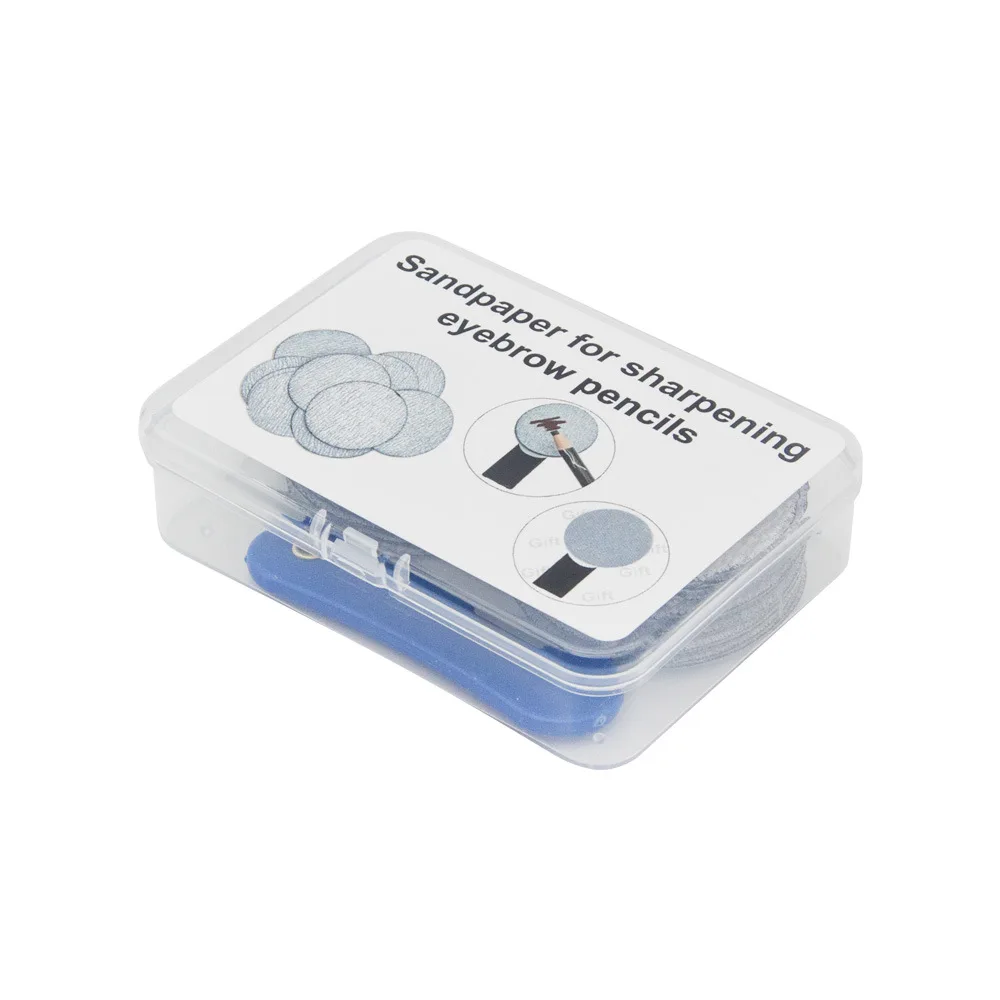 Eyebrow pencil sandpaper eyebrow pencil grinding set duckbill type pull line eyebrow pencil sharpener