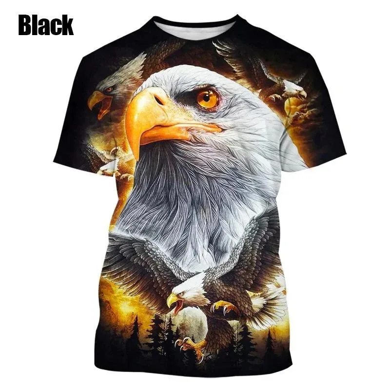 

Cool Eagle 3D print T-shirt men's clothing outdoor casual short sleeve t shirt Harajuku fashion summer trend oversize tees tops