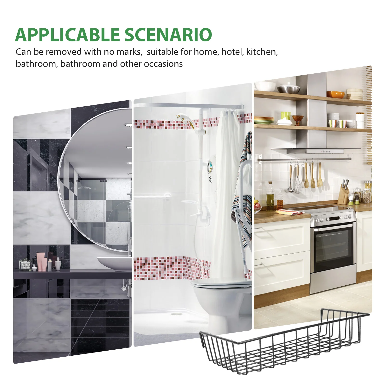 Mir de Rangement Mural T1 en Fer Forgé pour Armoire de Cuisine, Panneau Perforé, Étagère Solaire, Accessoire d'Évaluation, 2 Pièces