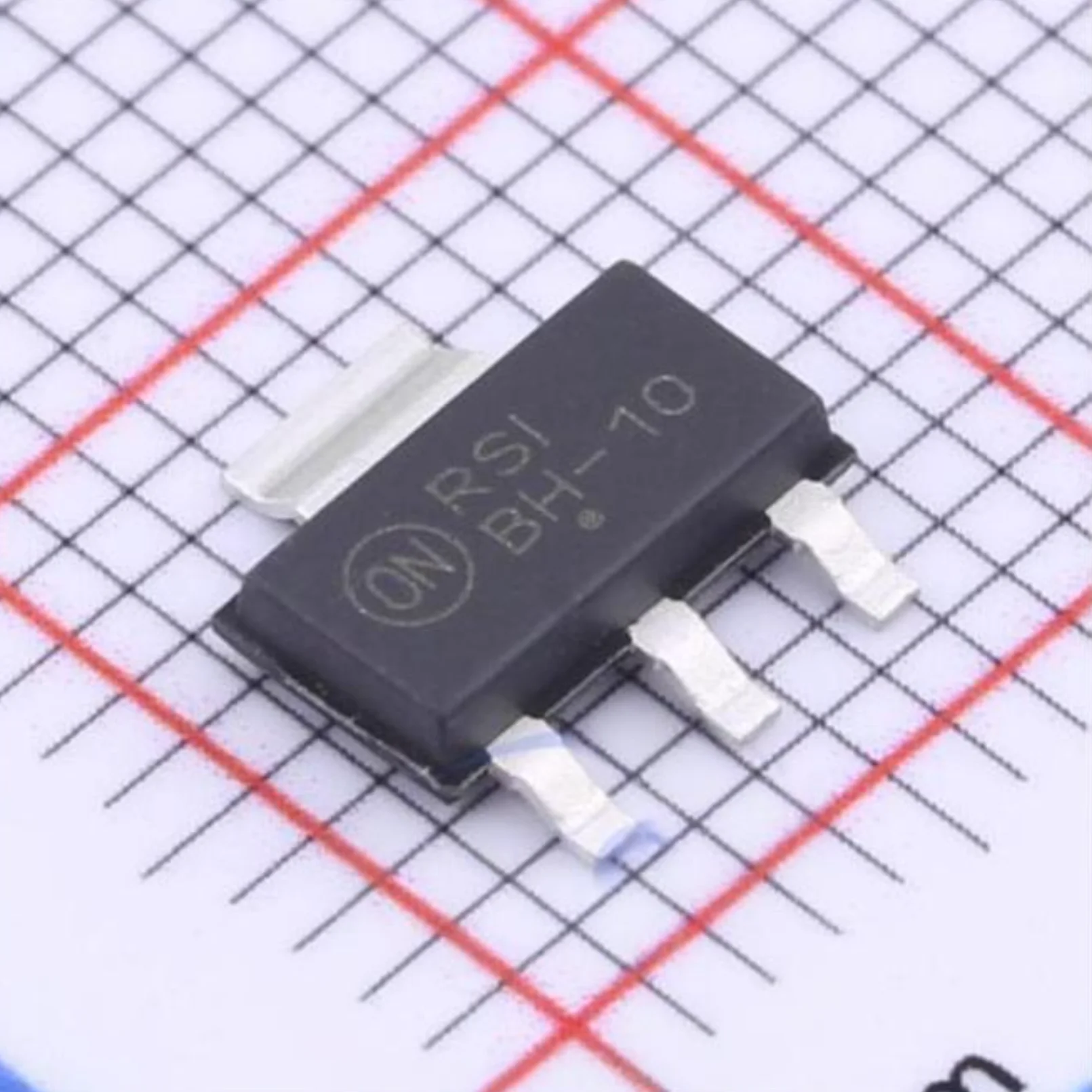 10PCS BCP56-10T1G Marking BH-10 BH-1O SOT-223 NEW Original NPN Silicon Epitaxial Transistor Triode BJT 1.5W 80V 1A BCP56-10T1G
