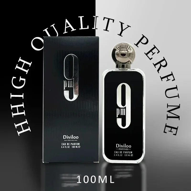NO9 Pm Elixir Perfume para hombres 100ml Eau De Parfum de larga duración fragancia Original árabes Colonia Spray Caballero regalo fecha nocturna