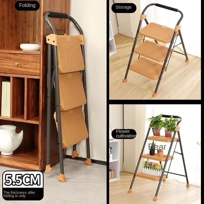 Multifunctional Herringbone Ladder Folding Ladder Household