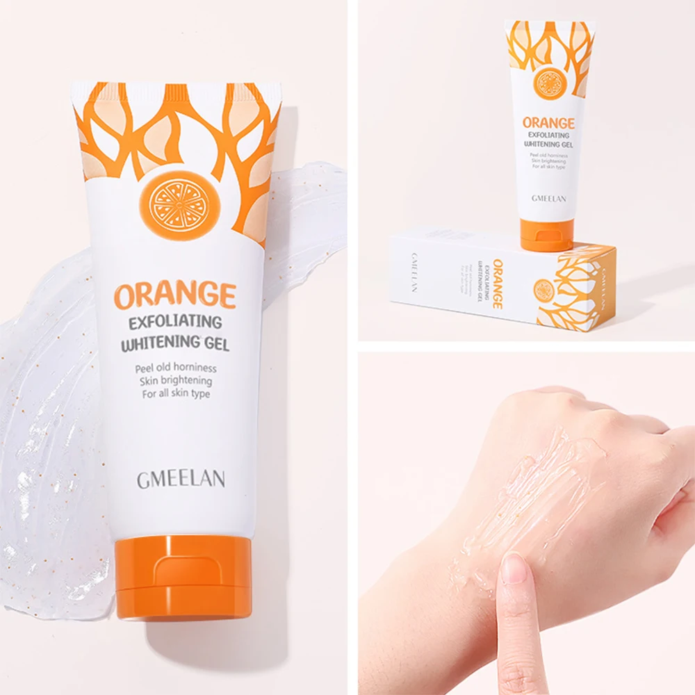 Orange Exfoliating Gel Remover Brighten Peeling Dead Spot Gentle Repair Scrub Whiten Hydrating Moisturizer Korean Skin Care 50g