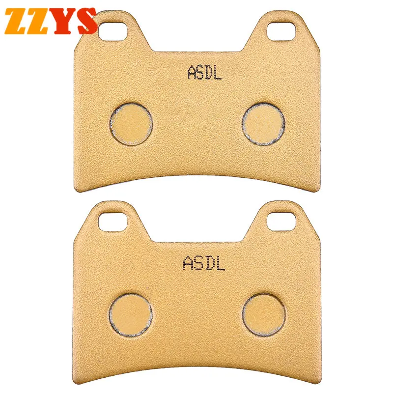 Good Motorcycle Brake Pads Disc Tablets For BREMBO 20 6800 10/20 - Goldline 4 piston P4 30/34 @ 65mm Spacing Two pin pad fixing image 2