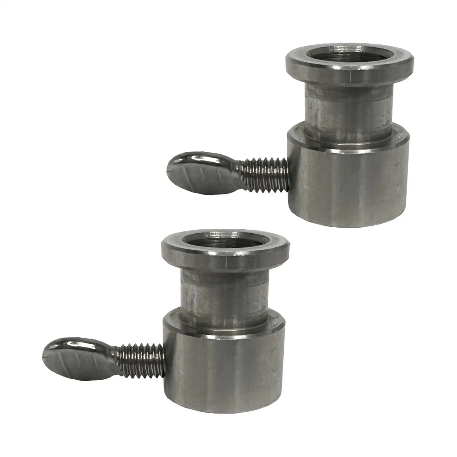 Manga limitadora para parrilla giratoria de 2 piezas, manga para parrilla de barbacoa de acero inoxidable, conveniente, conjunto de límite para barbacoa pequeña