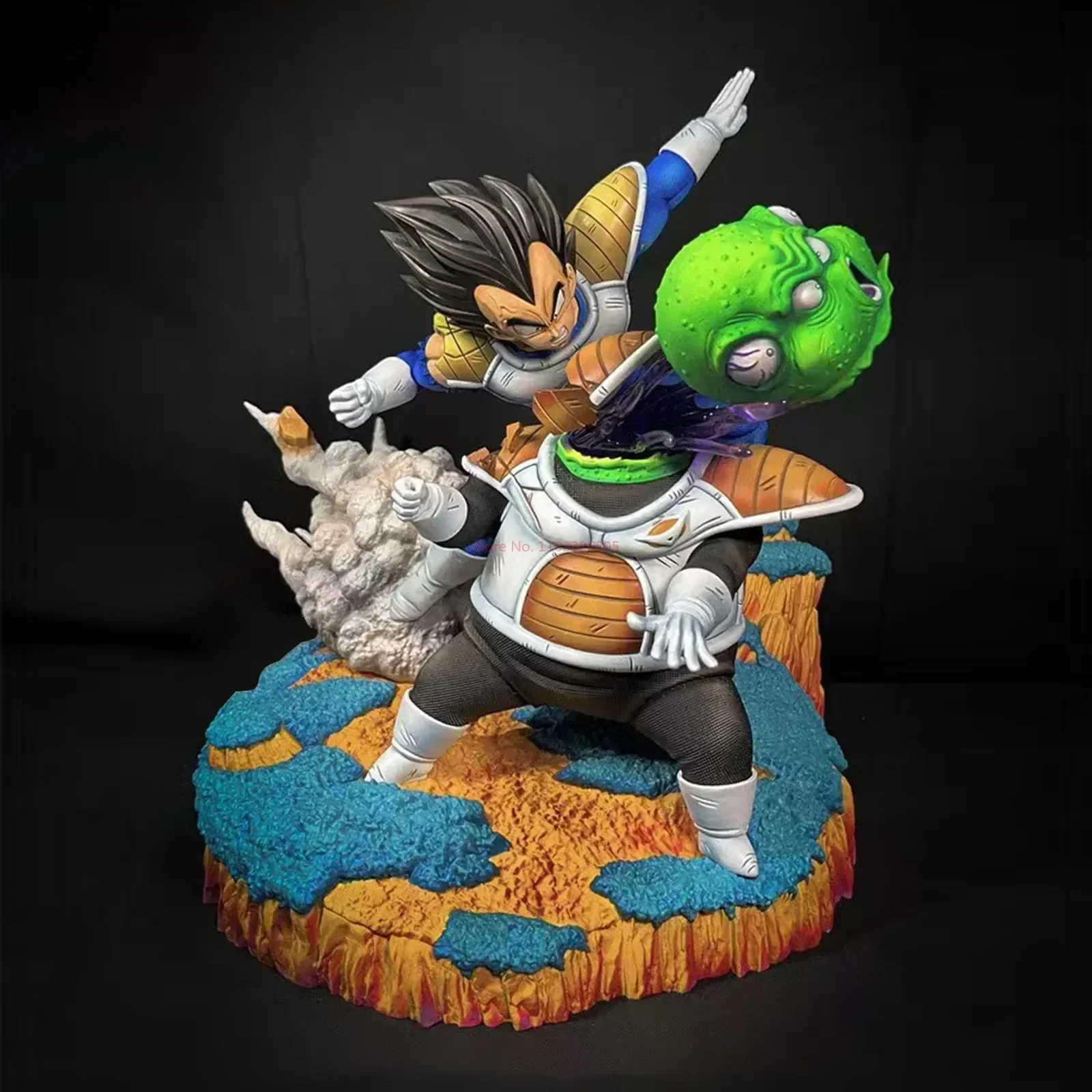 アニメドラゴンボールアクションフィギュア,装飾品,Gkベジータvs guldo nameek,新しいフィギュア,装飾品,シーンの周り,おもちゃ,ギフト,21cm