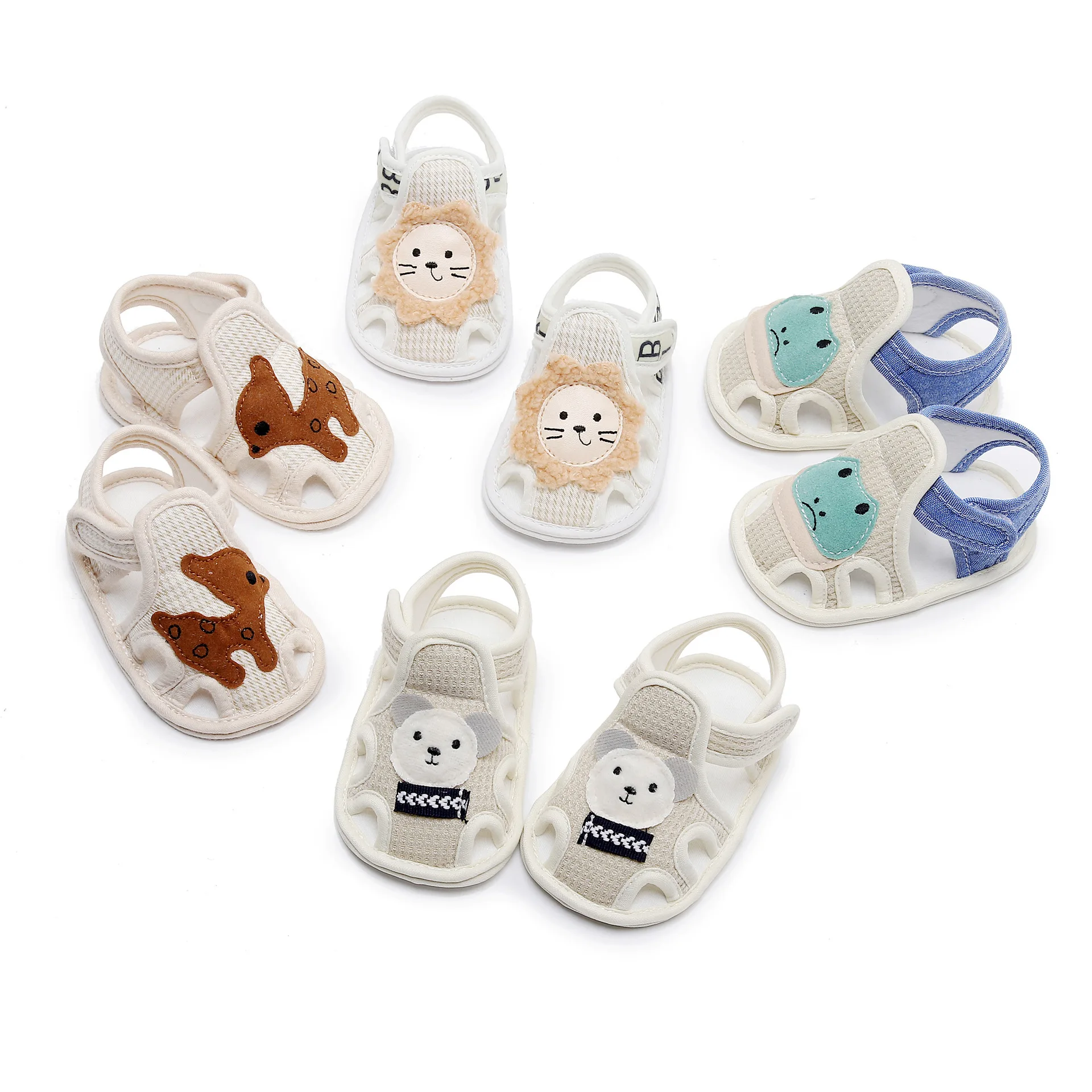 

Cute Baby Shoes 2025 Summer New Cartoon Baby Sandals Soft Sole Walking Shoes Non Slip Breathable Girl Sandals Baby Casual Shoe