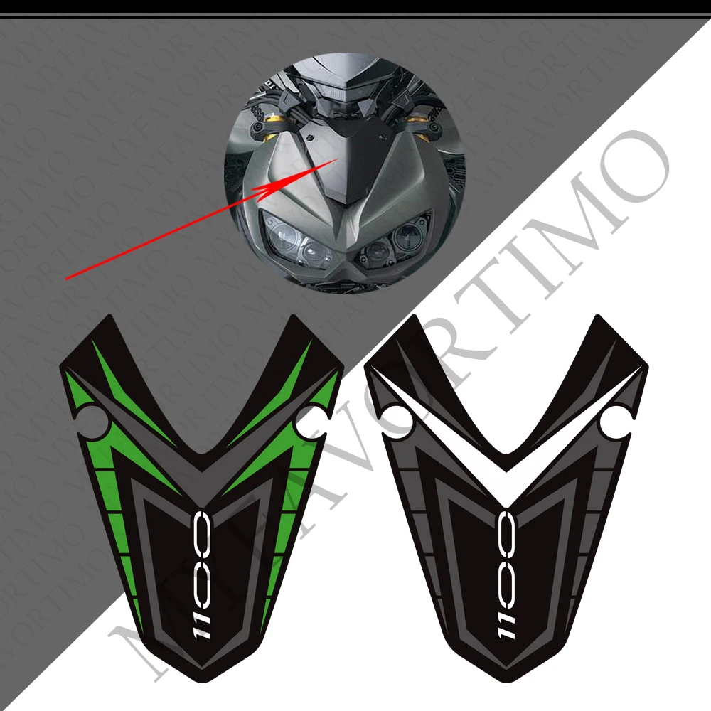 For Z1100 Z1000 Z 1100 1000 SE Tank Pad Knee Grip Gas Fuel Oil Protection Body Fender Front Fairing Stickers Decals Accessories