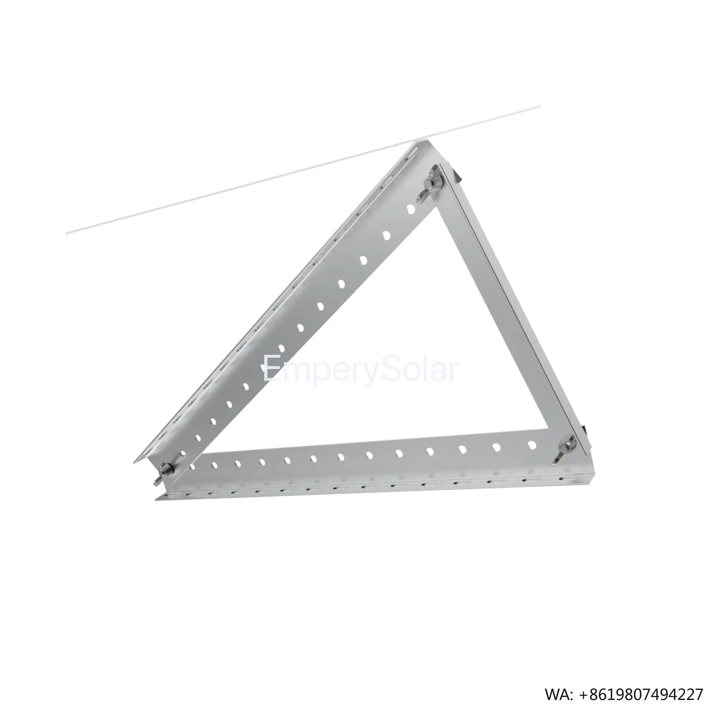 Portable Solar Panel Stands Roof Mounting Bracket AL6005-T5 Material 15-Year Warranty Federal Mounting System