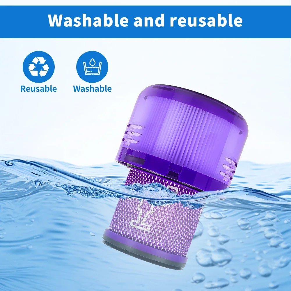 Staubbehälter und HEPA-Filter-Set für Dyson V11 V15 SV14 SV15 SV22 Staubsauger Staubbehälter Hinterfilter Ersatzteile – Detail 5