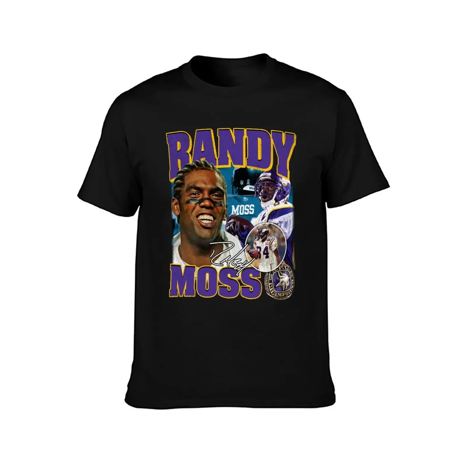 Randy Moss Straight Cash Homie T-Shirt anime tshirt vintage graphic tee Men's t-shirts