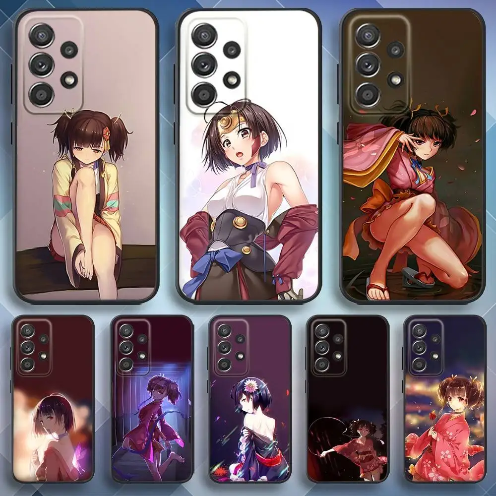 

K-Koutetsujou Mumei Anime Phone Case For Samsung S 25,24,23,22,30,21,10,9,Ultra,Plus,Lite,FE,4,5 G Soft Black Case