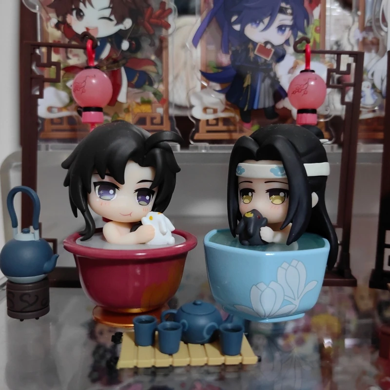 โมเดลฟิกเกอร์เว่ยอวีเซียนและหลานหวังจี รุ่น Q ซีรีส์เจดคัพโฟลว์ลิ้งไลท์ จากเรื่องมอด้าวซือซื่อ ของสะสมตกแต่ง ของขวัญ