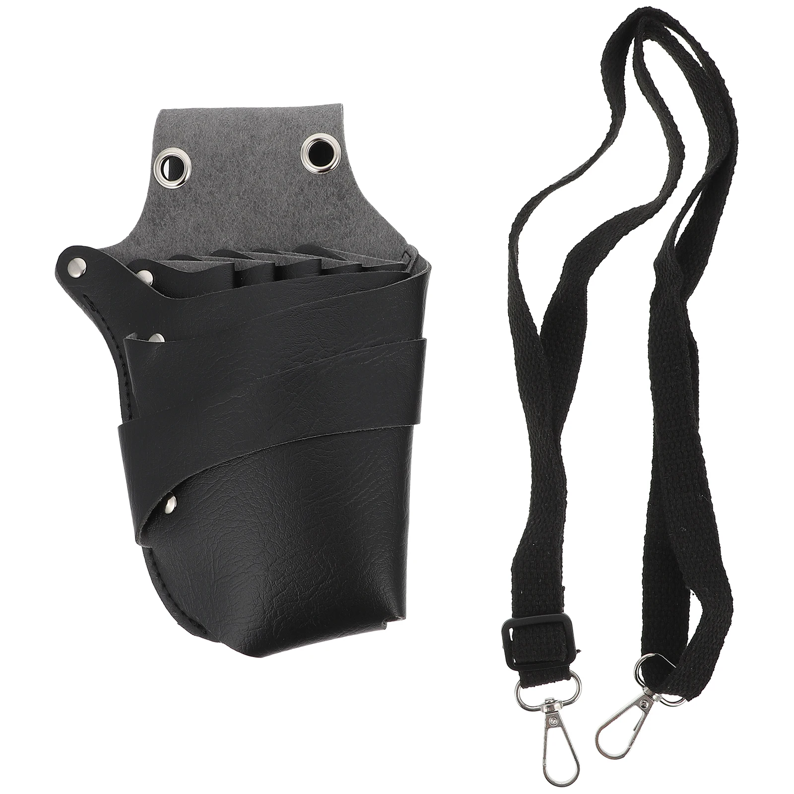 

Hairdressing Tool Bag Lightweight Portable Styling Kit Pouch for Scissors Comb Clips Barber Shear Holder Waist Bag