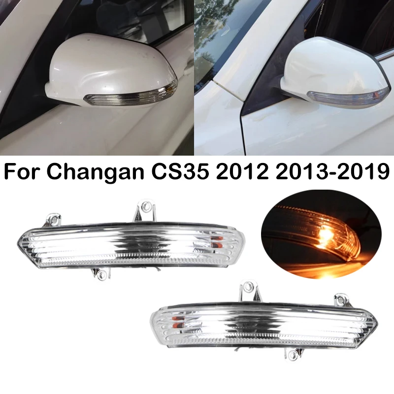 

For Changan CS35 2016 2017 2018 2019 Car Front Side Turn Signal Light Rearview Mirror Indicator Lamp Turn Signal Lamp With Bulbs