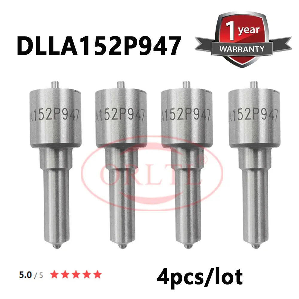 4PCS DLLA 152 P 947 Common Rail Fuel Injector Nozzle 093400-9470 Dlla152p947 for TOYOTA Nissan Navara Pathfinder 095000-6250