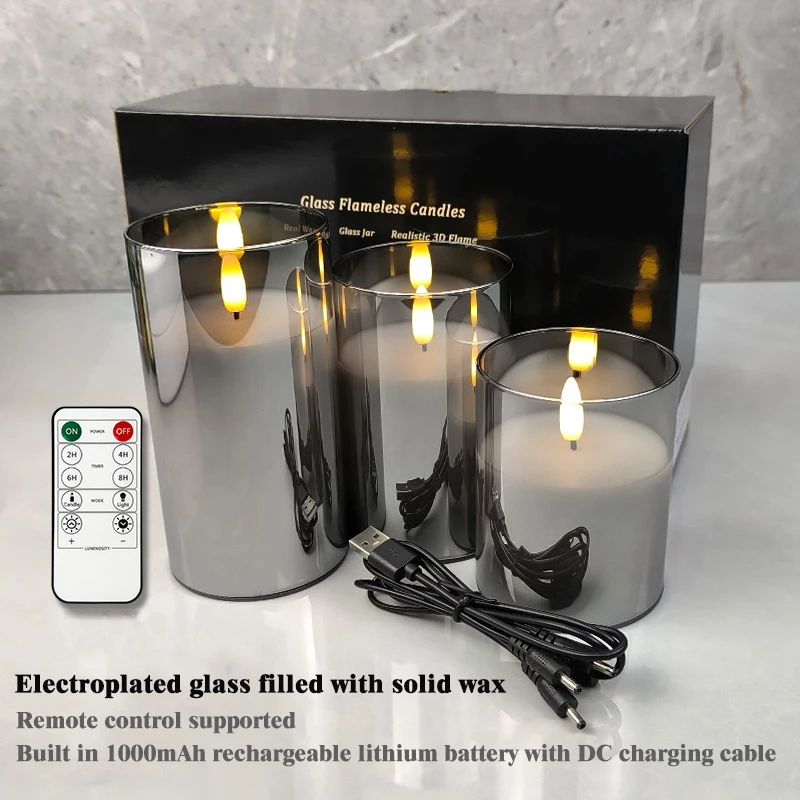 Glass Led Led Candl…