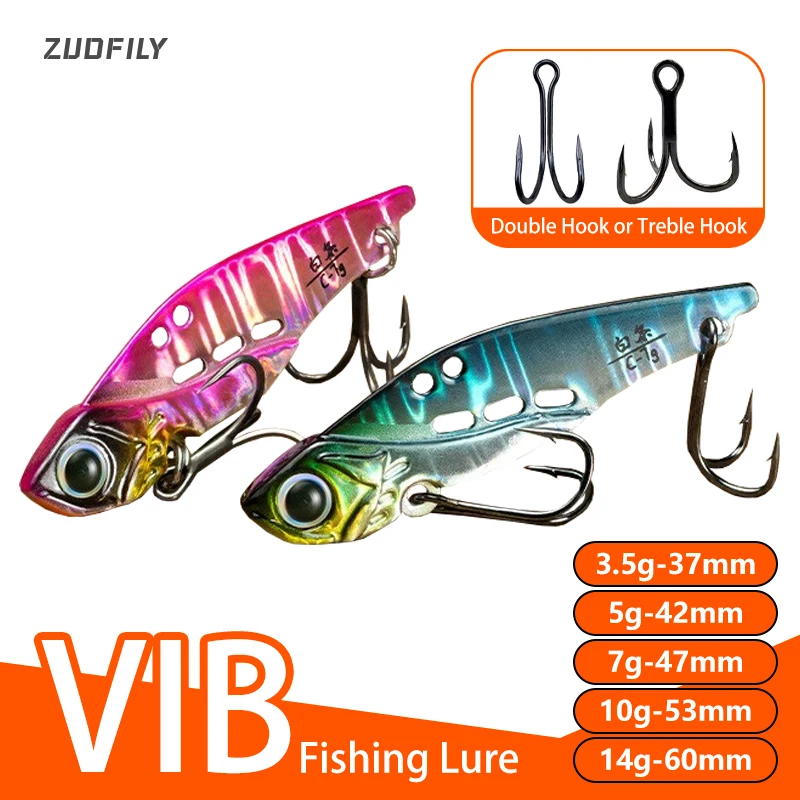 VIB Angelköder 3g 5g 7g 10g 14g Spinner Löffel Vibrationsköder Sinkender Jerkbait Swimbait Metall-Jig Löffelköder Crankbait Bass Forellen Köder – Detail 3
