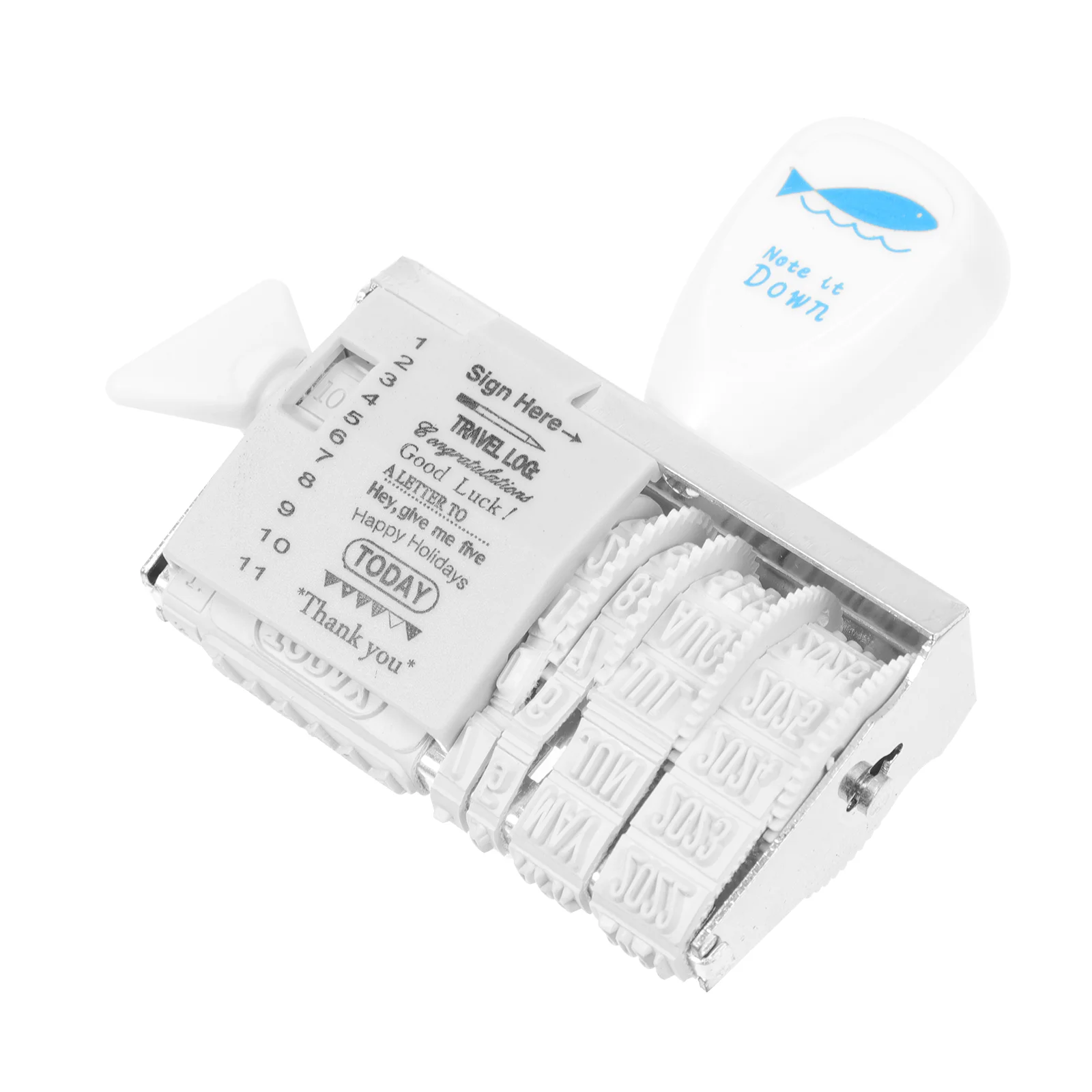 Datumsstempel, selbstfärbend, Siegel, Briefmarken, Scrapbook, Scrapbooking, Roller, Rosa