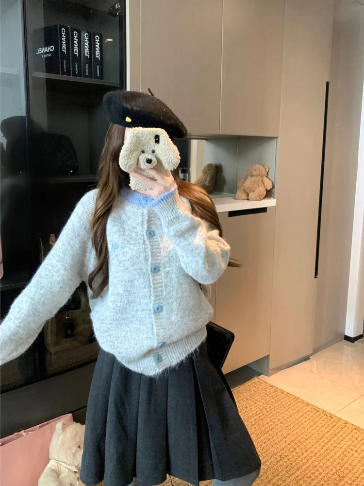 

Retro Color Blo Long Sve Women's Sweater Soft Cozy Versatile Autumn Winter New Design Commute Sle round Ne Open Card...