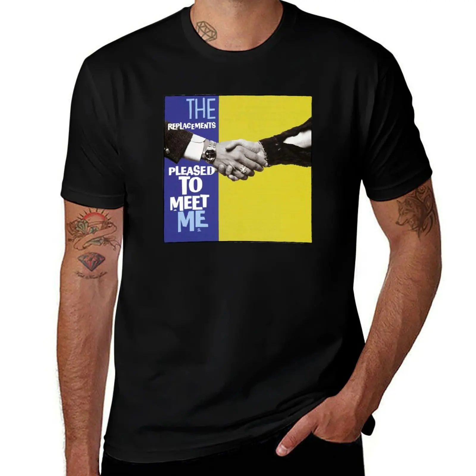 

The Replacements 7 T-Shirt mens graphic t shirts man t shirt cotton high quality T-Shirt