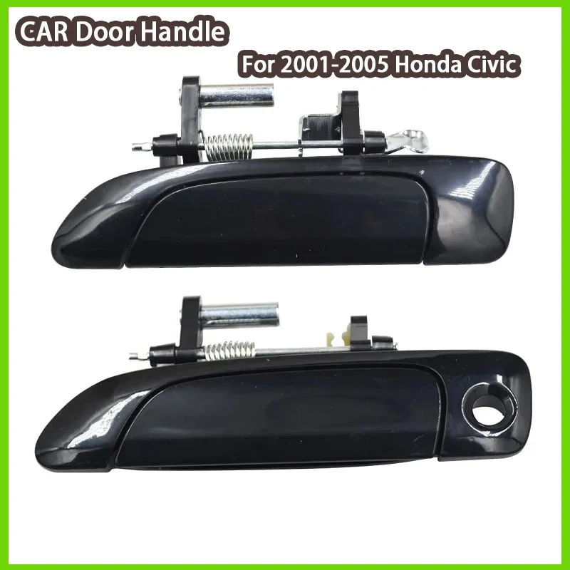 

Outside Black Left Right Exterior Door Handle for 2001-2005 Honda Civic Sedan OEM 72180S5A013
