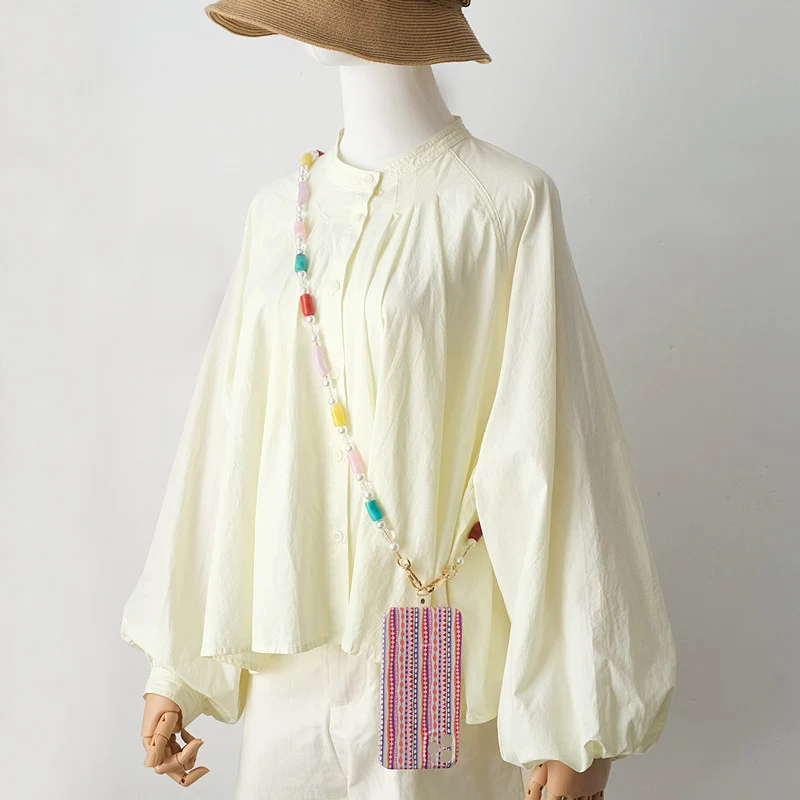 

New Fashion Woman Bag Accessory Detachable Candy Beaded Chains Cute Acrylic Luxury Strap Women Elegant Bag Shoulder Handle Chain