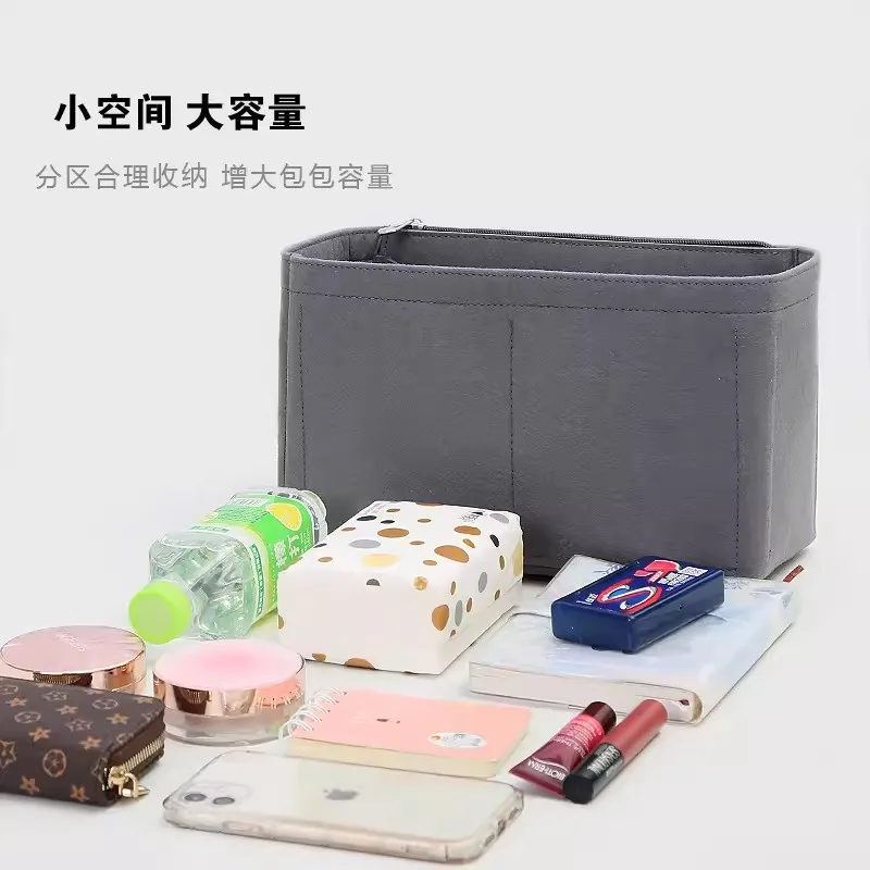 Customization Felt Organizer Insert Luxury Handbag Tote Shaper, For birkin 25 30 35 40 tote Travel Bag Organization