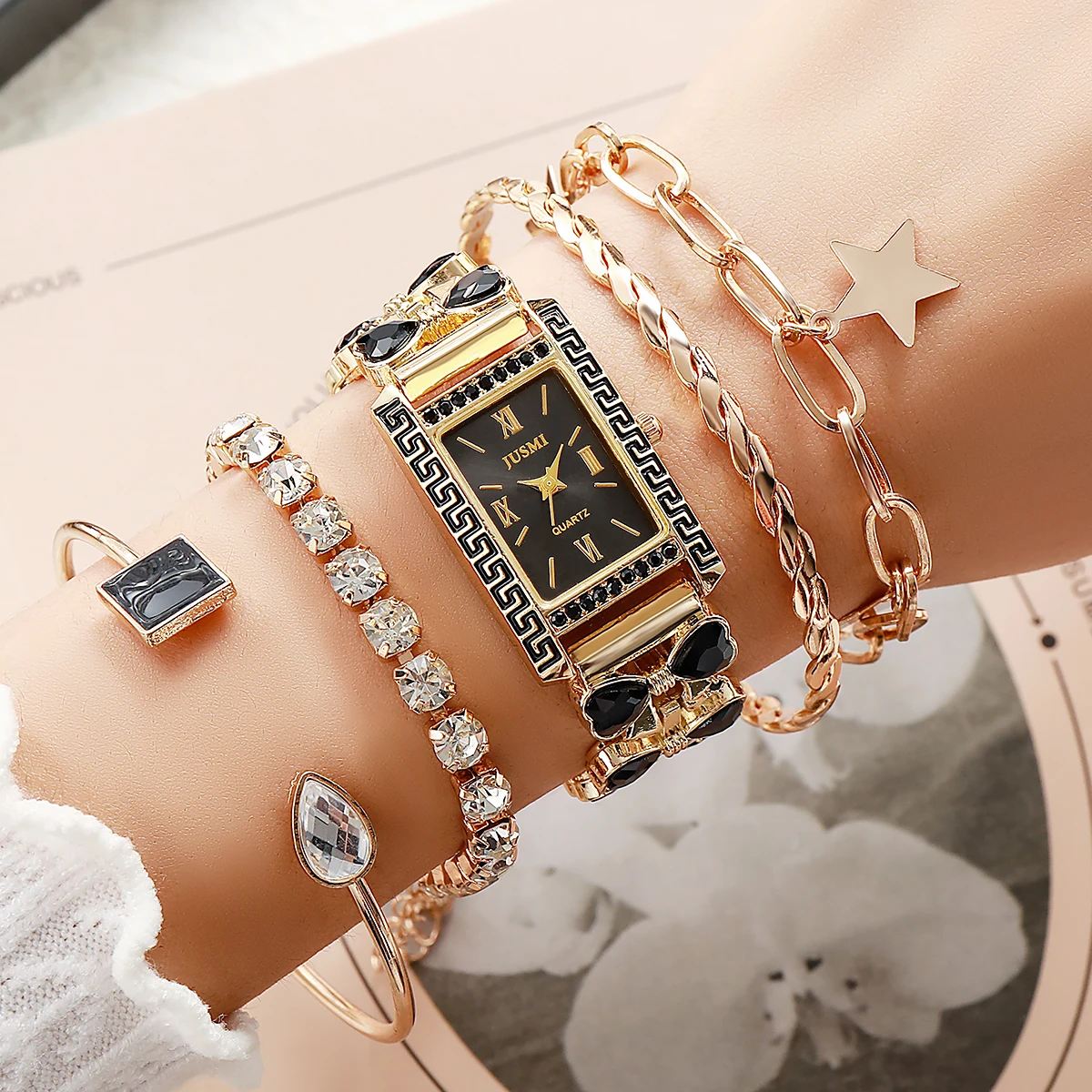 Greek Key Bow Watch…