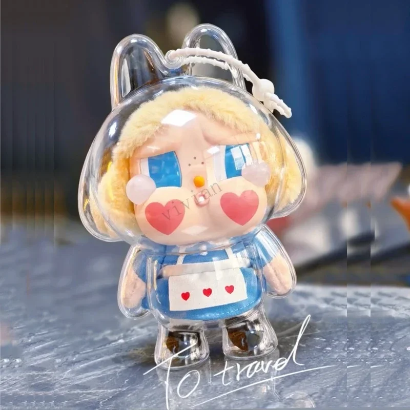 투명 보호 커버, POPMART CRYBABY 시리즈 먼지 케이스, 우는 아기 비닐 봉제 얼굴 보호 케이스, 보호 커버