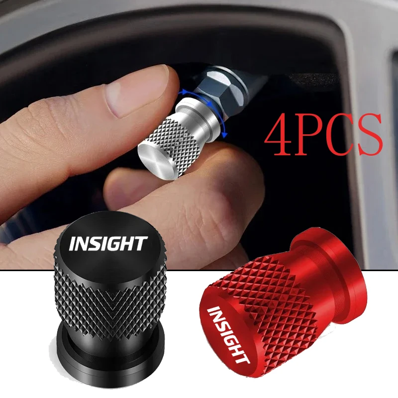 Capuchons de valve de pneu de voiture, couvre-valves de pneu, étanches Insight 4 pièces